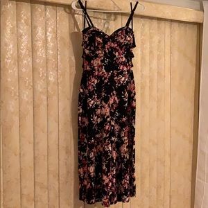 Material Girl Floral Romper